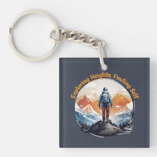 Hiking Shirt Vacation Shirt Adventure Key Ring