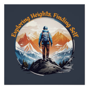 Hiking Shirt   Vacation Shirt   Adventure Poster
