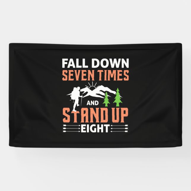 Hiking Stand Up Eight Banner (Horizontal)