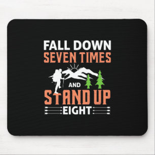 Hiking Stand Up Eight Mouse Pad