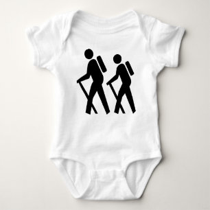 Hiking Symbol Baby Bodysuit