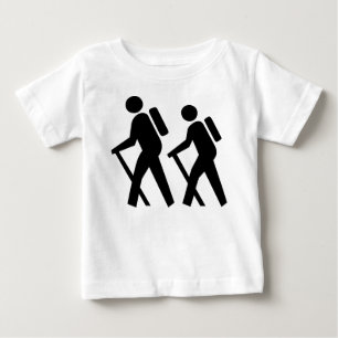 Hiking Symbol Baby T-Shirt