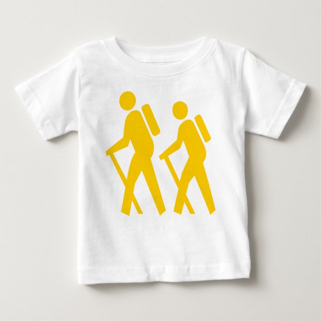 Hiking Symbol Hiking Symbol Baby T-Shirt (Front)