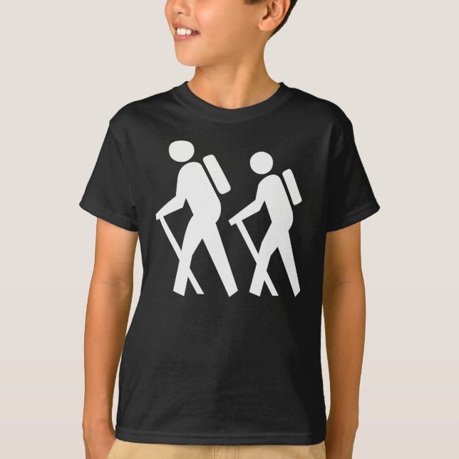 Hiking Symbol T-Shirt (Front)