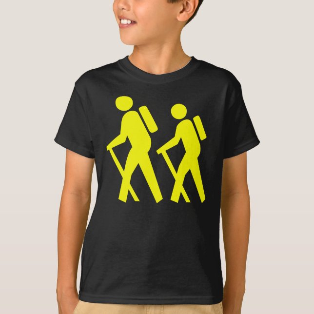 Hiking Symbol T-Shirt (Front)