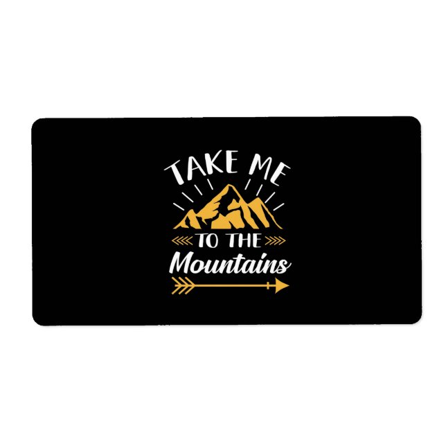 Hiking Take Me To The Mountains (Front)