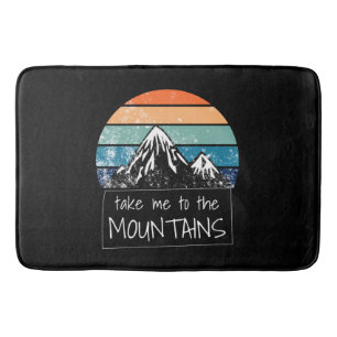 Hiking - Take Me To The Mountains Bath Mat