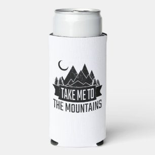 Hiking - Take Me To The Mountains Seltzer Can Cooler