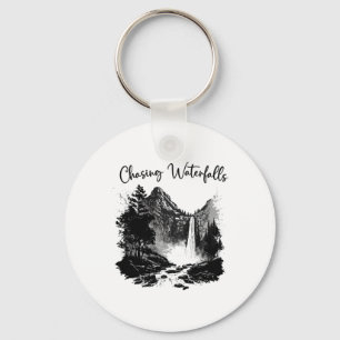 Hiking Tees Hiking Chasing Waterfalls Hikers Natur Key Ring