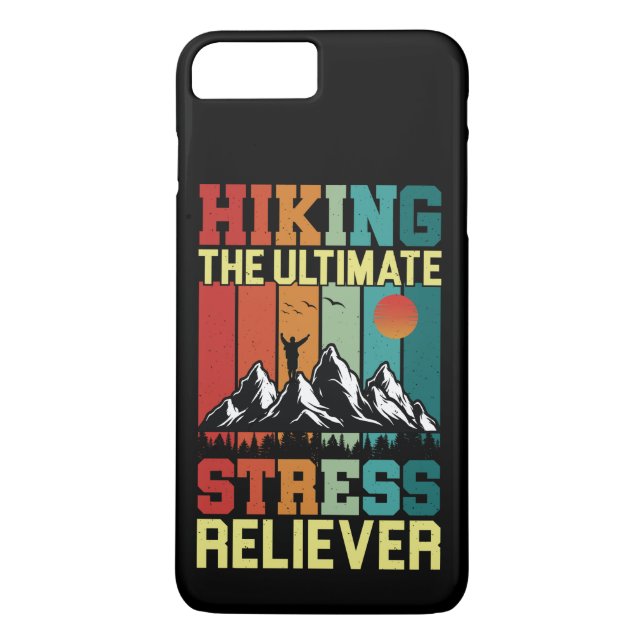 HIKING the ULTIMATE STRESS RELIEVER, Hiking Lovers Case-Mate iPhone Case (Back)
