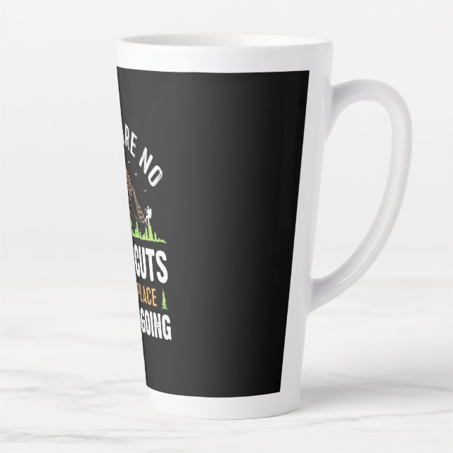 Hiking There Are No Shortcuts Latte Mug (Right)