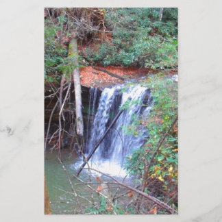 Hiking Trail Waterfall Stationery
