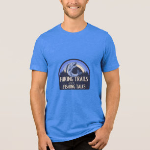 Hiking Trails and Fishing Tales Hike to Fish Tri-Blend Shirt