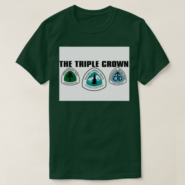 hiking triple crown T-Shirt (Design Front)