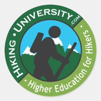 Hiking University - Circle Promo Sticker