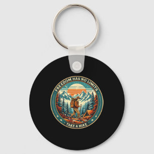 Hiking Walking Climbing Wilderness Camping Key Ring