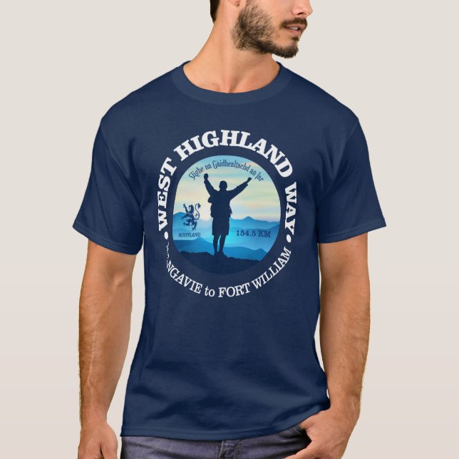 Hiking (West Highland Way) T-Shirt (Front)