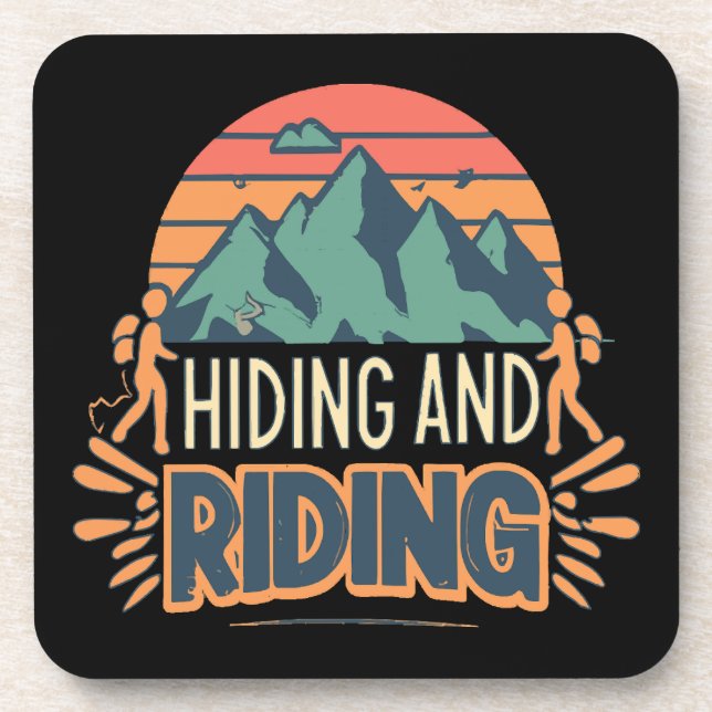 Hiking Where Journeys Become Adventures Coaster (Front)