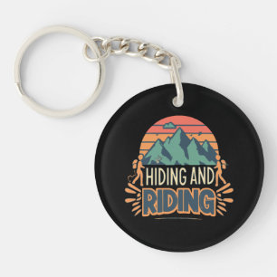 Hiking Where Journeys Become Adventures Key Ring