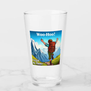 Hiking Woo-Hoo Forgot My Phone Glass