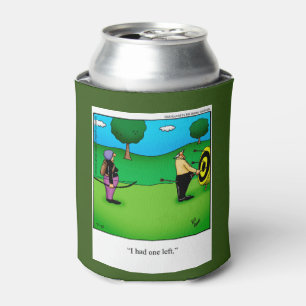 Hilarious Archery Humour Can Cooler Gift