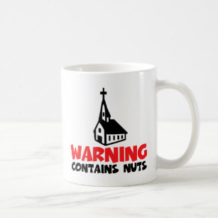 Hilarious atheist coffee mug