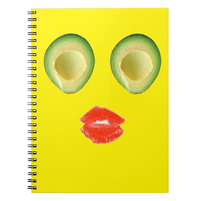 Hilarious Avocado Face 4Keith Notebook (Front)