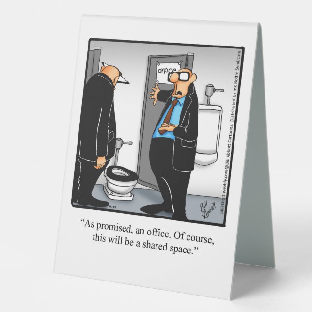 Hilarious Boss’s Day Table Top Sign (Front)