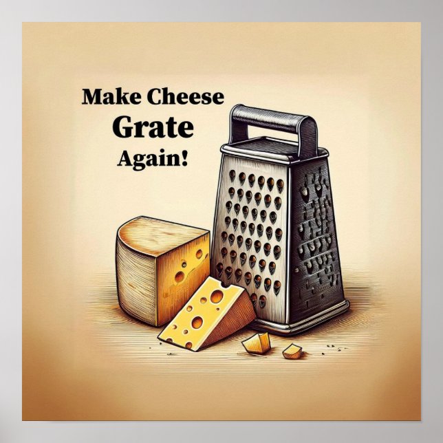 Hilarious Cheesy Political Poster (Front)