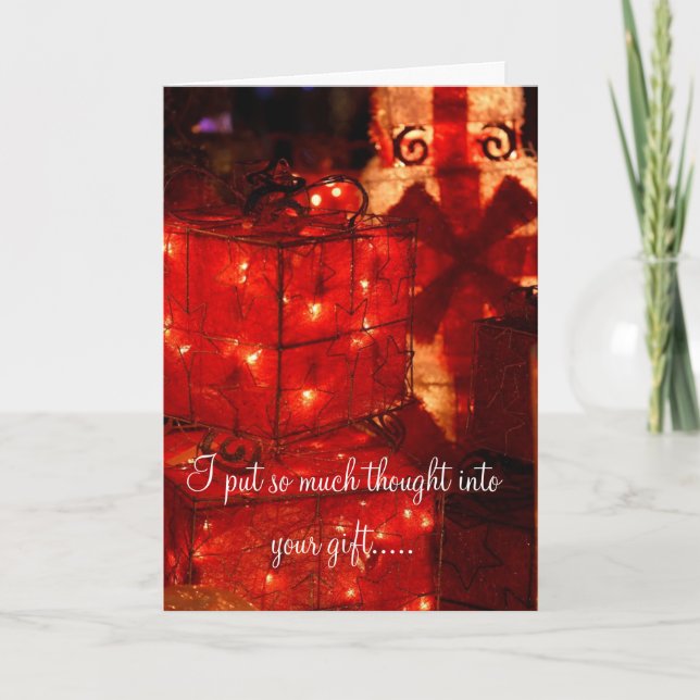 Hilarious Christmas Greeting Holiday Card (Front)