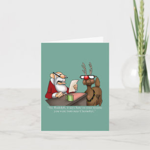 Hilarious Christmas Humour Greeting Card