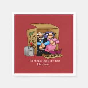 Hilarious Christmas Humour Party Napkins