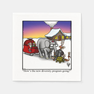 Hilarious Christmas Humour Party Napkins