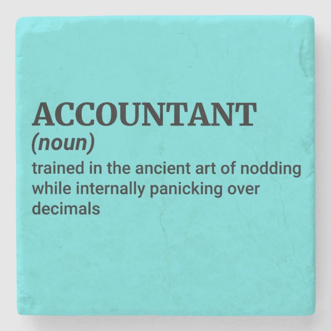 Hilarious CPA Stone Coaster (Front)