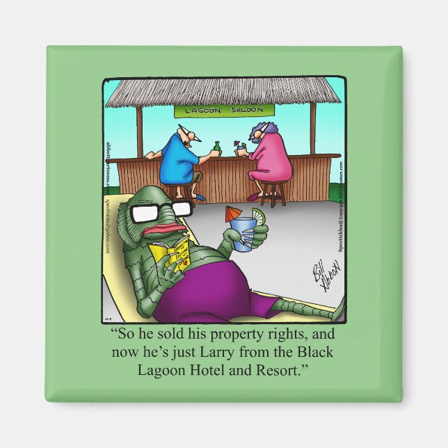 Hilarious Creature Black Lagoon Magnet  (Front)