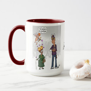 Hilarious Cupid Large Combo Mug