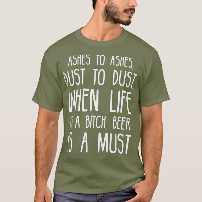 Hilarious Drinking Craft Beer Lover Accessories T-Shirt (Front)