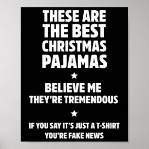 Hilarious Family Christmas Pajama Set Poster