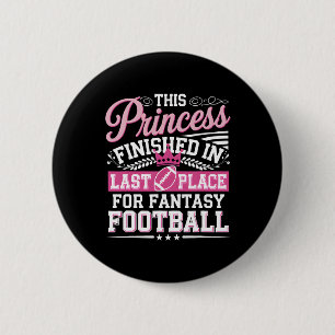 Hilarious Fantasy Football Loser Punishment 6 Cm Round Badge