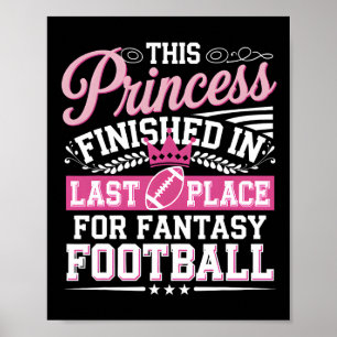 Hilarious Fantasy Football Loser Punishment Poster