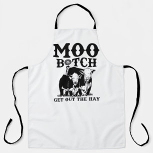 Hilarious Farm Cow  Apron