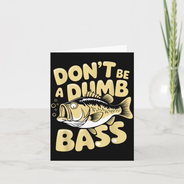 Hilarious Fisherman &amp; Angler Humor Apparel Uni Card (Front)