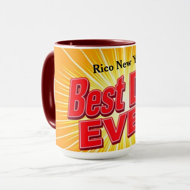 Hilarious Funny Dad Coffee Mug | Personalised (Front Left)