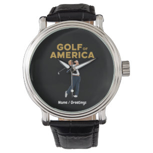 Hilarious Funny Golf of America Meme Trump Pun  Watch