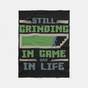 Hilarious Gamer For Cool Grandparents Who Game Fleece Blanket