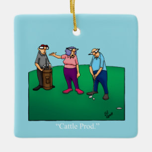 Hilarious Golf Humour  Ceramic Ornament