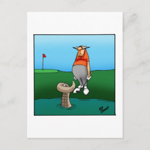 Hilarious Golf Humour Postcard