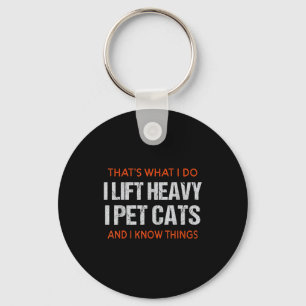 Hilarious Gym Weightlifting Themed Animal Saying W Key Ring