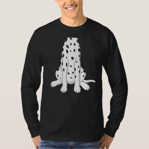 Hilarious Halloween Disguise Dalmatian Dog Costum T-Shirt