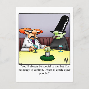 Hilarious Halloween Humour Postcard